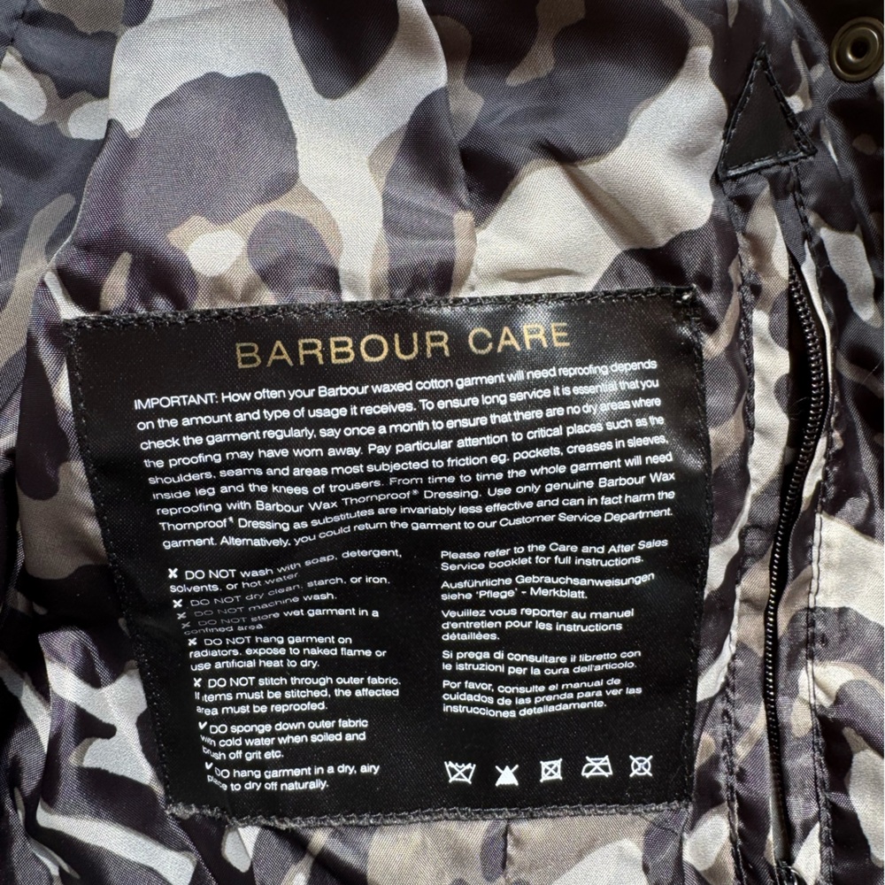 Barbour Leather & Canvas Jacket - Picture 4 of 9